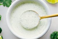 Bright Cilantro Lime Drizzle