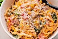 Creamy Corn and Sausage Pasta