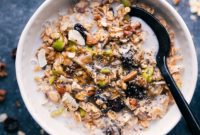 Healthy Bircher Muesli with Fresh Apples