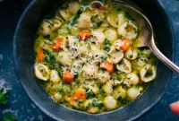 Aromatic Herb Vegetable Pasta Soup