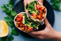 Chickpea Hummus Wraps