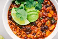Hearty Southwest Beef Enchilada Soup