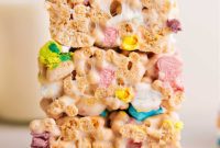 Rainbow Marshmallow Bars