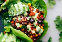 Southwest Turkey Lettuce Wraps