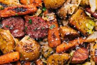 Savory One-Pan Sausage and Veggie Dinner