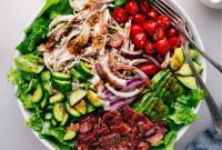 Creamy Avocado, Crispy Bacon & Smoked Turkey Salad