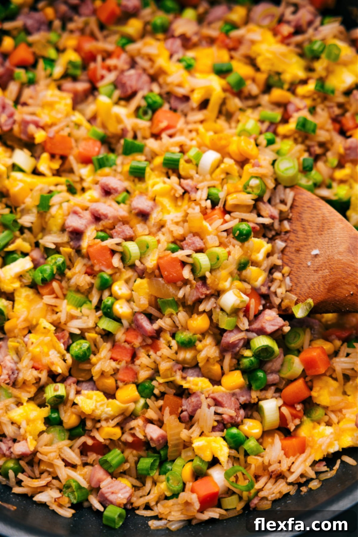 Classic Ham Fried Rice - Flexfa