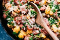 Single Skillet White Bean Gnocchi Dinner