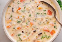 Hearty Slow Cooker Chicken Wild Rice Soup