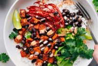 Hearty Sweet Potato & Black Bean Burrito Bowls