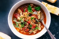 Speedy Chicken Parmesan Soup