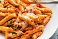 Crimson & Cream Pasta