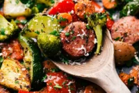 Effortless Italian Sausage and Roasted Vegetables