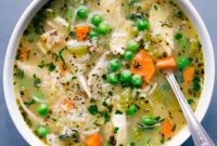 Heartwarming Chicken and Rice Comfort Soup