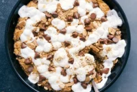 Gooey Smores Skillet Cookie