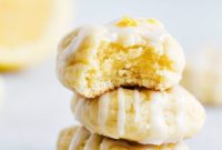 Pillowy Lemon Cheesecake Cookies