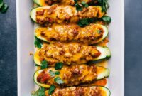 Loaded Zucchini Boats