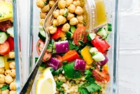 Meal Prep Greek Couscous Salad