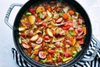 Hearty Sausage Cabbage and Potato Soup