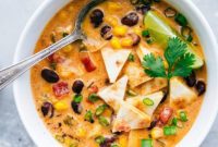 Fiesta Chicken Quesadilla Soup