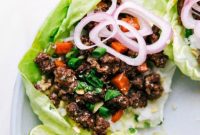 Savory Beef Lettuce Cups