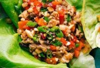 Crisp Chicken Lettuce Cups