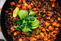 Golden Turkey Sweet Potato Skillet