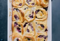 Zesty Lemon Blueberry Swirls