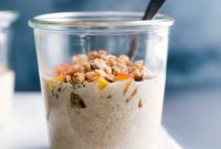 Sunrise Peach Cobbler Overnight Oats
