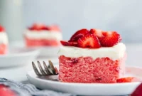Strawberry Cloud Cake