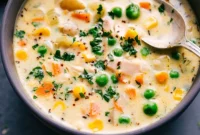 Creamy Chicken Pot Pie Soup