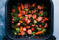Zesty Honey Mustard Chicken Sausage Bake