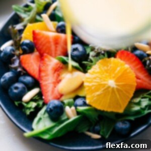 Delicious Citrus Vinaigrette in a glass jar, ready to be served