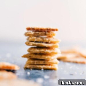 Homemade Parmesan & Italian Herb Crackers