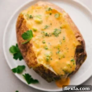 Broccoli and Cheese Baked Potatoes