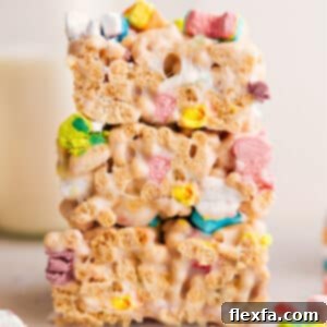 Lucky Charms Bars, a colorful and sweet cereal treat