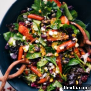 Caramelized Carrot Medley 2 Roasted carrot salad in a bowl ready to be served.