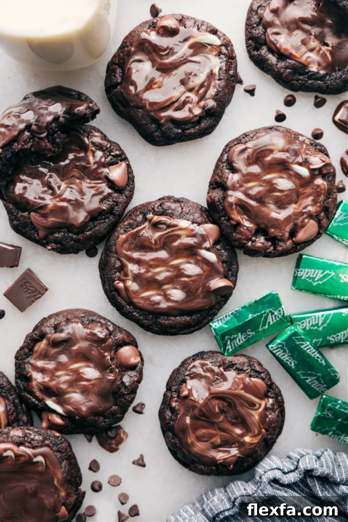 The delicious desserts, warm and packed full of flavor, ready to be enjoyed.