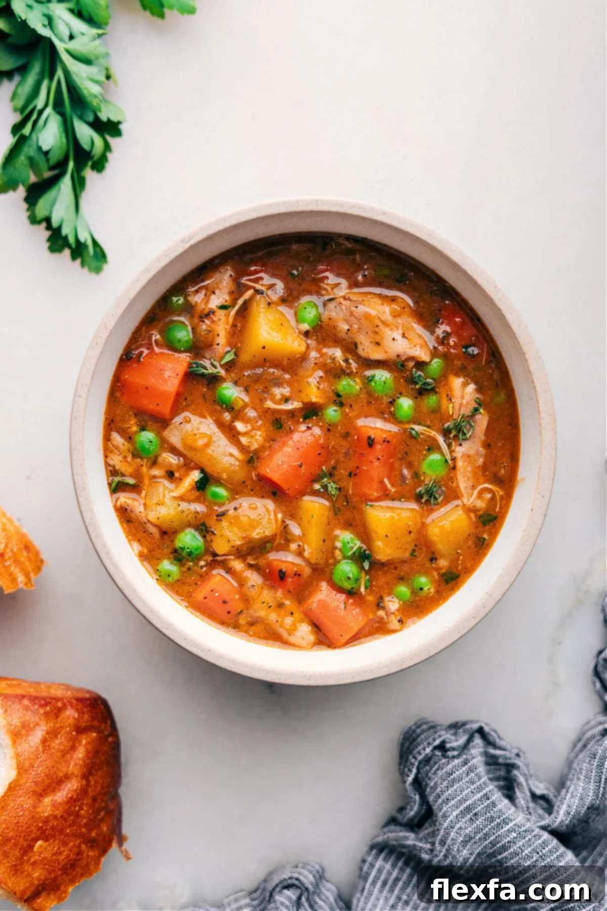 Bowl of the soup ready to be enjoyed.