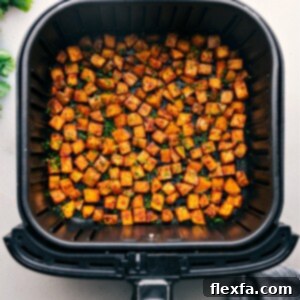 Air Fryer Breakfast Potatoes freshly made.