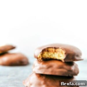 Homemade Peanut Butter Chocolate Tagalongs