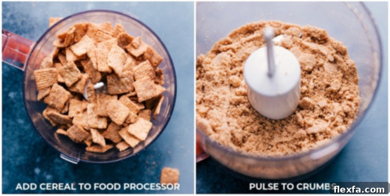 Cinnamon-sugar French Toast Sticks are dredged in an easy egg mixture and crushed Cinnamon Toast Crunch® cereal. This easy breakfast option is delicious, kid friendly, and easy to make! Recipe via chelseasmessyapron #breakfast #dessert #quick #easy #simple #berries #syrup #best #cinnamohn #Frenchtoast #sticks Cooked Cinnamon Toast Crunch French Toast Sticks on a cooling rack