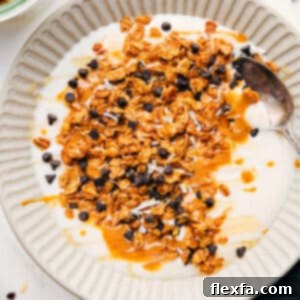Final plated Peanut Butter Granola