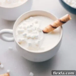 Finished White Hot Chocolate