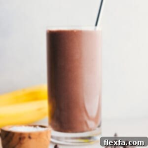 The best Chocolate Protein Shake recipe that tastes like a milkshake.