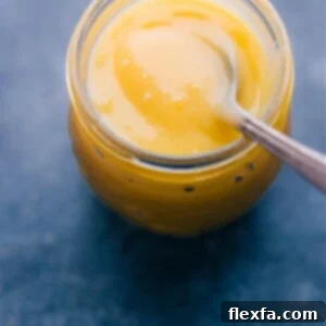 Homemade Lemon Curd in a jar