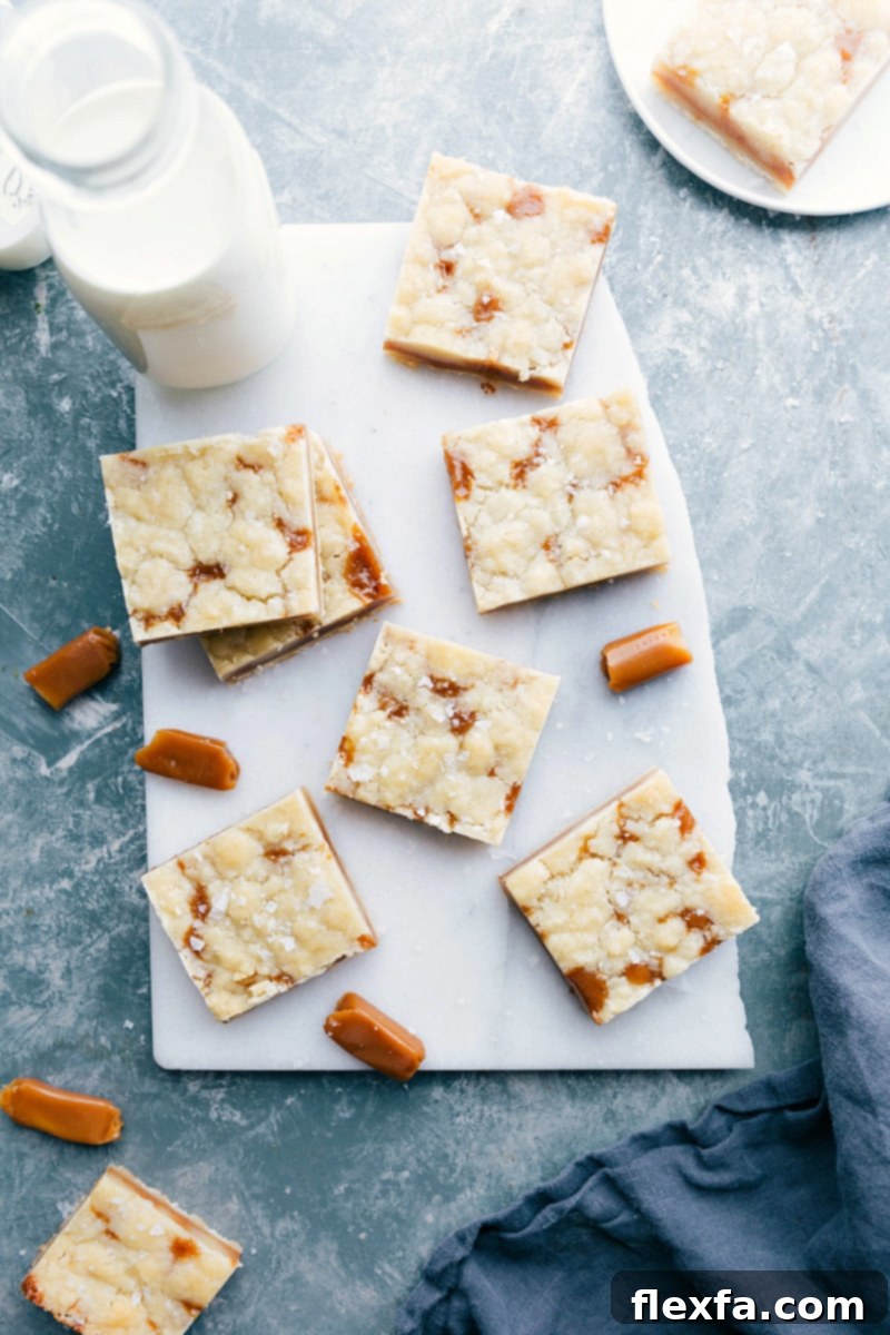 The finished dessert, warm and fresh from the oven, ready to be enjoyed with a refreshing glass of milk, highlighting the golden brown crust and the melted caramel interior.