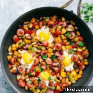 One Pan Sausage and Veggie Hash
