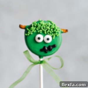 Frankenstein Oreo Pops