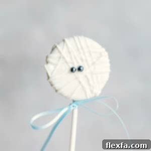 Mummy Oreo Pops, an easy and delicious Halloween snack for any party.